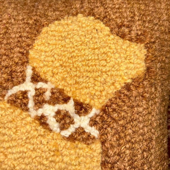 Chandler 4 Corners Yellow Lab Dog Wool Pillow - Picture 2 of 4